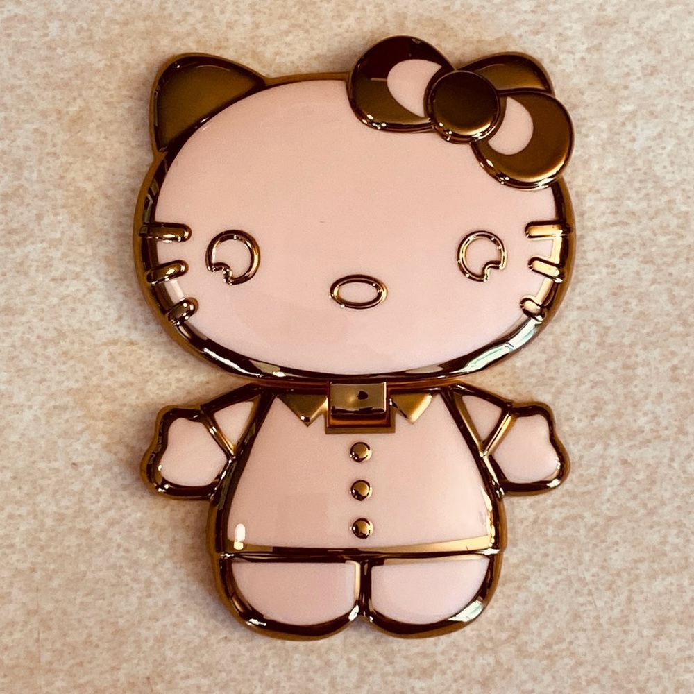 HELLO KITTY Mobile Ph Holder Back Sticker Foldable/Rotatable Makeup Mirror, NIP - Picture 5 of 11